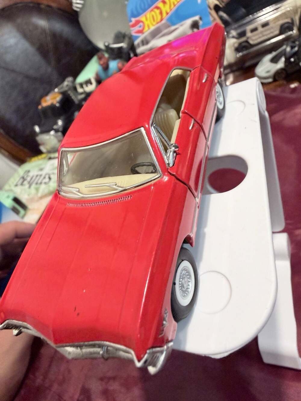 Jada Toys Street Low 1967 Chevrolet Impala SS Red Diecast Model Car